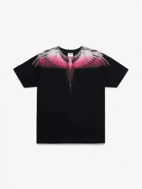 马克布隆 粉红色翅膀T恤
