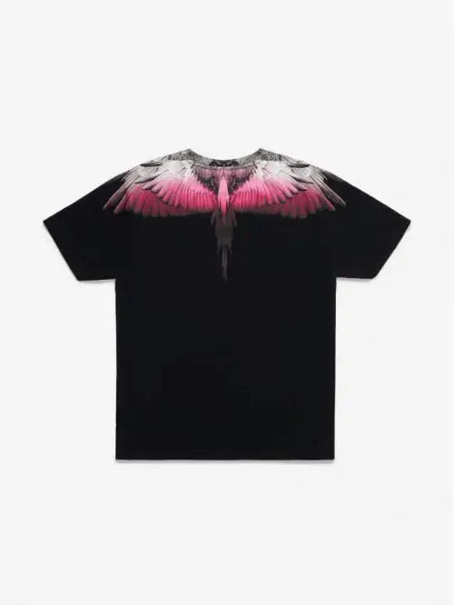 马克布隆 粉红色翅膀T恤