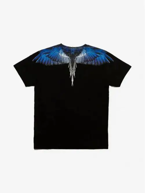 MARCELO BURLON 蓝灰翅膀T恤	