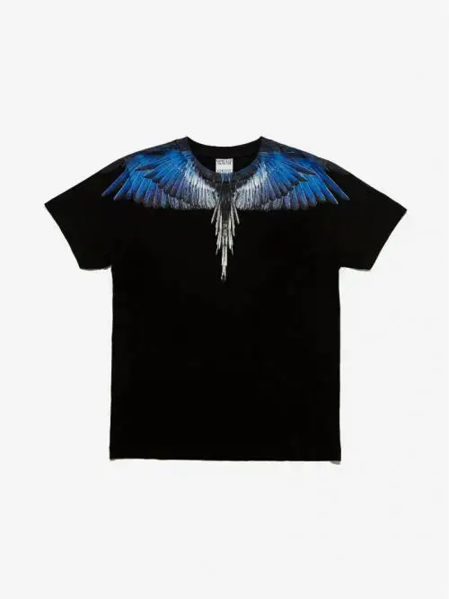 MARCELO BURLON 蓝灰翅膀T恤	